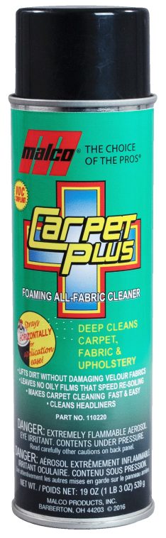Malco Automotive Carpet Plus™ Foaming All Fabric Cleaner