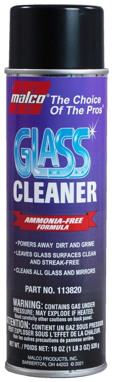 Malco Automotive Ammonia Free Glass Cleaner Aerosol