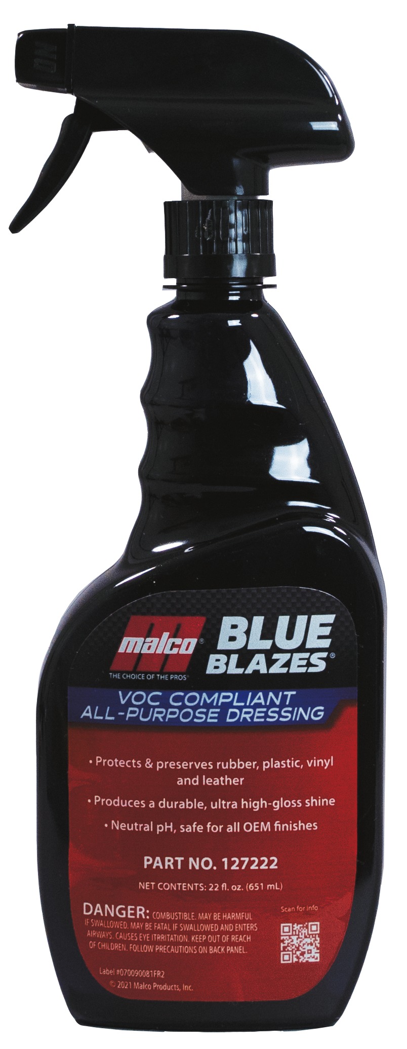 Malco Automotive VOC Blue Blazes® All-Purpose Premium Dressing
