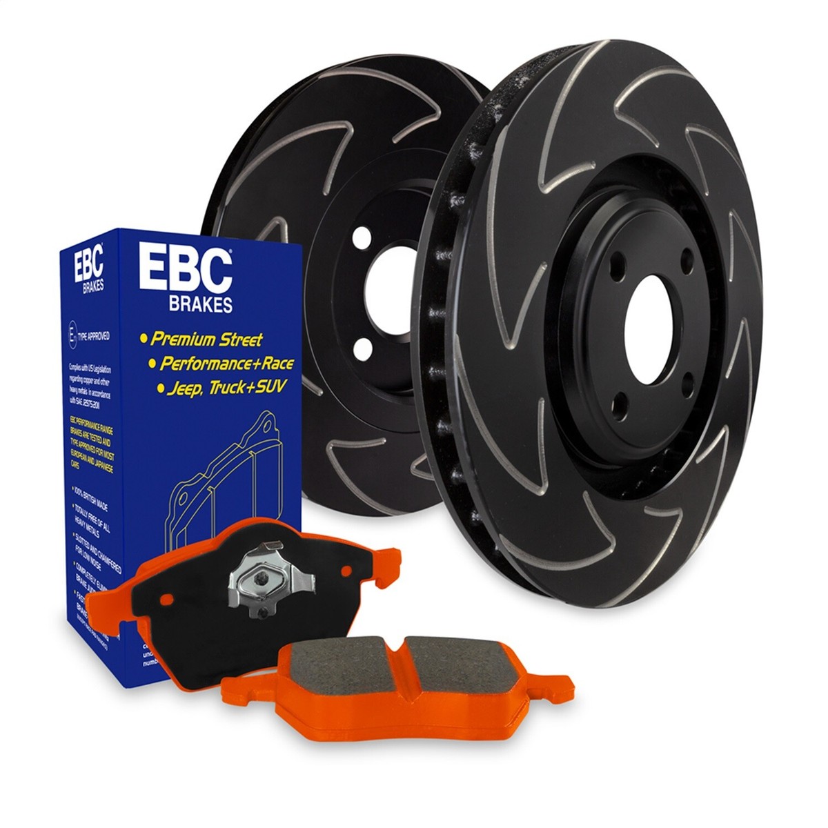 Kit de frenos EBC Orangestuff + discos BSD Trasero – PD20KR582