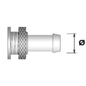 BMC Filters Tubo de drenaje de aluminio 12mm