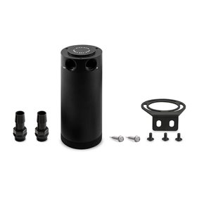 Mishimoto 2-Port Universal XL Baffled Catch Can, Black