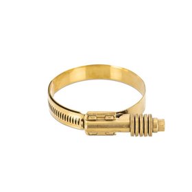 Mishimoto Constant Tension Worm Gear Clamp, Gold, 66mm