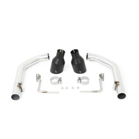 Mishimoto Silenciosos finales Race Ford Mustang GT 2015+, colas en negro