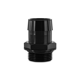 Mishimoto ‘-16ORB to 1 1/4″ Hose Barb Aluminum Fitting, Black