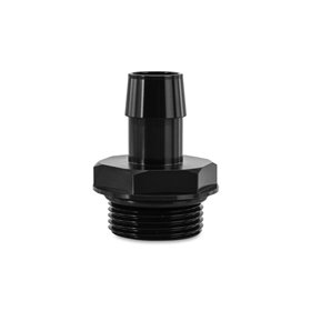 Mishimoto ‘-16ORB to 3/4″ Hose Barb Aluminum Fitting, Black