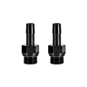 Mishimoto 2pcs M16x1.5 3/8″ Aluminum Catch Can Fitting, Black
