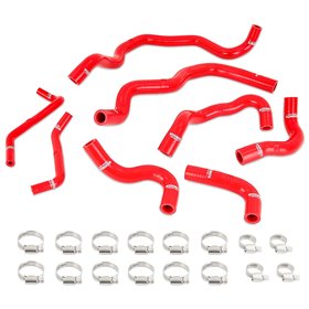 Mishimoto 16+ Infiniti Q50/Q60 3.0T Ancillary Coolant Hose Kit, Red
