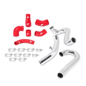 Mishimoto Kit de tuberías de intercooler Mitsubishi Lancer Evolution 7/8/9 2001-2007, Rojo