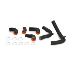 Mishimoto Volkswagen MK7 GTI/Golf R Intercooler Pipe Kit, 2015+, Negro arrugado