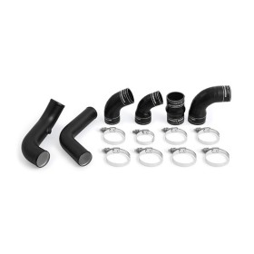Mishimoto Ford Ranger 3.2L Diesel Intercooler Tuberías y kit de manguitos, 2011+, Negro rugoso
