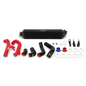 Mishimoto Honda Civic 1.5T/Si Performance Intercooler Kit, 2016+ Intercooler Negro, Tubos rojos