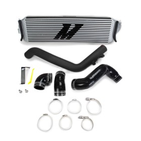 Mishimoto Honda Civic Type R Performance Intercooler Kit, 2017+, Core Plata, Tubería negra