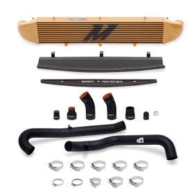 Mishimoto Kit intercooler Ford Fiesta ST Performance, 2014+ , Oro, Manguitos Negros