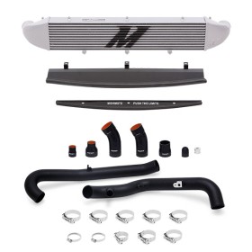 Mishimoto Kit intercooler Ford Fiesta ST Performance, 2014+ , Plata, Manguitos Negros