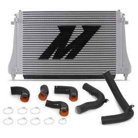 Mishimoto Volkswagen MK7 Golf TSI/GTI/R Performance Intercooler Kit, Tubos Negros 2015+