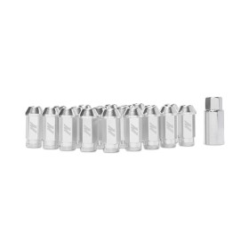 Mishimoto Tuercas aluminio para llantas, M12 x 1,25, Plata