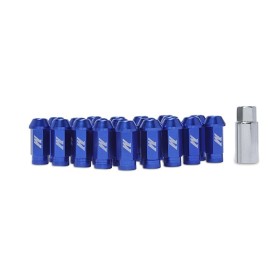 Mishimoto Tuercas aluminio para llantas, M12 x 1,5, Azul