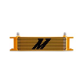 Mishimoto Universal -8AN 10 Row Oil Cooler, Gold