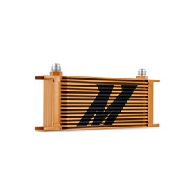 Mishimoto Universal 16-Row Oil Cooler, Gold