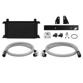 Mishimoto Kit radiador de aceite Nissan 370Z, 2009+ / G37, 2008+ (Coupe solamente) Negro