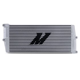 Mishimoto Heavy-Duty Oil Cooler, 17″, Opposite-Side Outlets, Silver