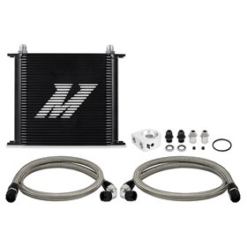 Mishimoto Universal Oil Cooler Kit, 34-Row, Black