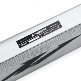 Mishimoto Radiador universal de aluminio de competición, V2 76CM X 38.81CM X 6.98CM