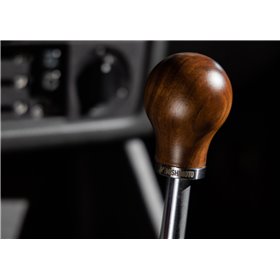 Mishimoto Round Steel Core Wood Shift Knob, Walnut
