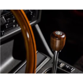 Mishimoto Short Steel Core Wood Shift Knob, Walnut