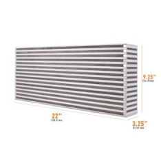 Mishimoto Universal Air-to-Air Race Intercooler Core, 22.00″ x 9.25″ x 3.25″