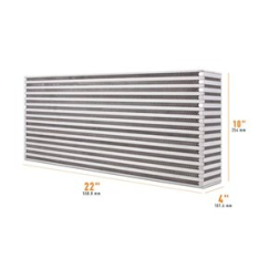 Mishimoto Universal Air-to-Air Race Intercooler Core, 22.00″ x 10.00″ x 4.00″