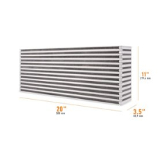 Mishimoto Universal Air-to-Air Race Intercooler Core, 22.00″ x 11.00″ x 3.50″