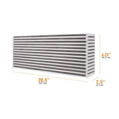 Mishimoto Universal Air-to-Air Race Intercooler Core, 20.50″ x 6.25″ x 2.50″