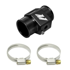 Mishimoto Adaptador para sensor temperatura agua, 38 mm, Negro