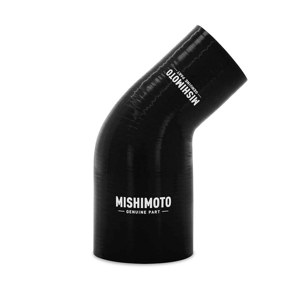 Mishimoto Silicone Reducer Coupler, 45 Degree, 1.75†to 2.5â€, Black