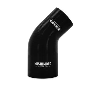 Mishimoto Silicone Reducer Coupler, 45 Degree, 2.25†to 3â€, Black