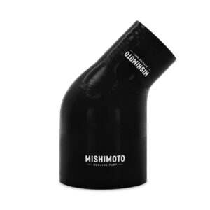 Mishimoto Silicone Reducer Coupler, 45 Degree, 2.5†to 4â€, Black