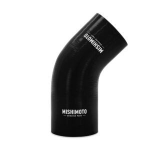 Mishimoto Silicone Reducer Coupler, 45 Degree, 3†to 3.25â€, Black