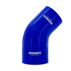 Mishimoto Silicone Reducer Coupler, 45 Degree, 3†to 3.75â€, Blue
