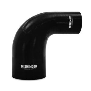 Mishimoto Silicone Reducer Coupler, 90 Degree, 2.5†to 4â€, Black