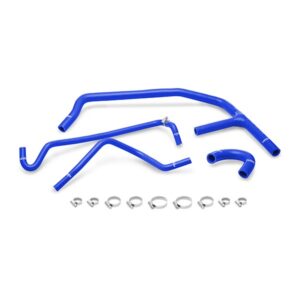 Mishimoto Kit manguitos de silicona auxiliar Ford Mustang EcoBoost 2015+ Azul