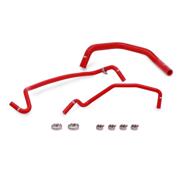 Mishimoto Kit manguitos de silicona auxiliar Ford Mustang GT 2015+ Rojo