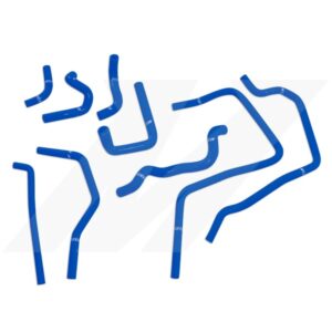 Mishimoto Kit manguitos de silicona auxiliares Subaru WRX 01-05 Azul