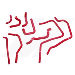 Mishimoto Kit manguitos de silicona auxiliares Subaru WRX 01-05 Rojo